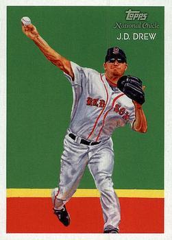2010 Topps National Chicle - Umbrella Red Back #192 J.D. Drew Front