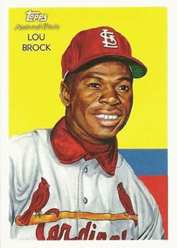 2010 Topps National Chicle - Umbrella Red Back #222 Lou Brock Front