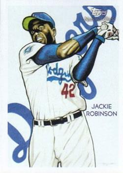 2010 Topps National Chicle - Umbrella Red Back #285 Jackie Robinson Front