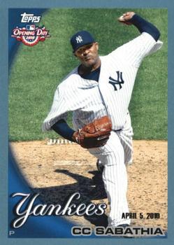 2010 Topps Opening Day - Blue #30 CC Sabathia Front