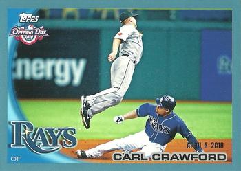 2010 Topps Opening Day - Blue #45 Carl Crawford Front