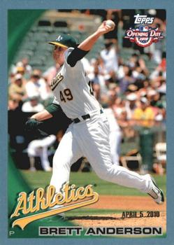 2010 Topps Opening Day - Blue #55 Brett Anderson Front