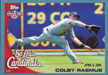 2010 Topps Opening Day - Blue #91 Colby Rasmus Front