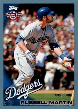 2010 Topps Opening Day - Blue #170 Russell Martin Front
