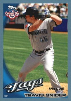 2010 Topps Opening Day - Blue #197 Travis Snider Front