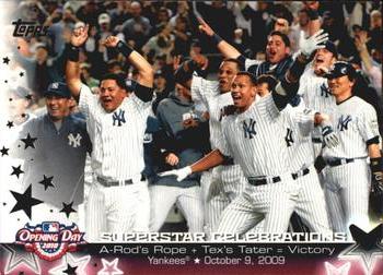2010 Topps Opening Day - Superstar Celebrations #SC3 Alex Rodriguez Front