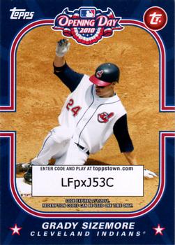 2010 Topps Opening Day - Topps Town Stars #TTS9 Grady Sizemore Front