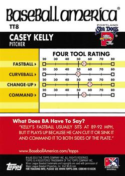 2010 Topps Pro Debut - Baseball America's Tools of the Trade #TT8 Casey Kelly Back