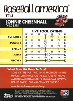 2010 Topps Pro Debut - Baseball America's Tools of the Trade #TT13 Lonnie Chisenhall Back