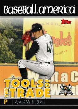 2010 Topps Pro Debut - Baseball America's Tools of the Trade #TT44 Zack Wheeler Front