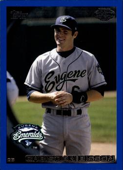 2010 Topps Pro Debut - Blue #347 Christian Bisson Front