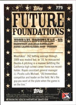 2010 Topps Pro Debut - Future Foundations #FF9 Mike Moustakas Back