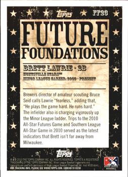 2010 Topps Pro Debut - Future Foundations #FF23 Brett Lawrie Back