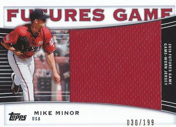 2010 Topps Pro Debut - Futures Game Relic #FGR-MM Mike Minor Front