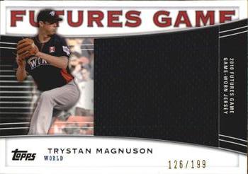 2010 Topps Pro Debut - Futures Game Relic #FGR-TM Trystan Magnuson Front