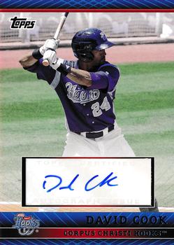 2010 Topps Pro Debut - Prospect Autographs #PDA-DC David Cook Front