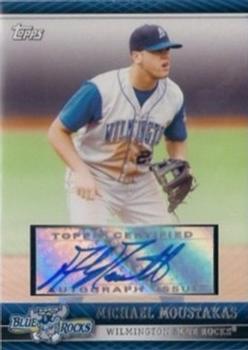 2010 Topps Pro Debut - Prospect Autographs #PDA-MMO Mike Moustakas Front