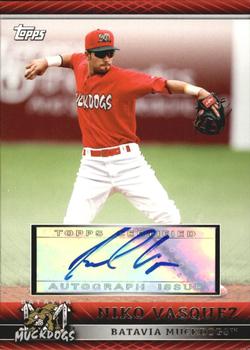 2010 Topps Pro Debut - Prospect Autographs #PDA-NV Niko Vasquez Front