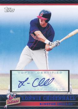 2010 Topps Pro Debut - Prospect Autographs Blue #PDA-LC Lonnie Chisenhall Front