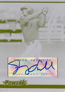 2010 Topps Pro Debut - Prospect Autographs Printing Plates Yellow #PDA-JF Jeremy Farrell Front