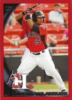2010 Topps Pro Debut - Red #387 Miguel Velazquez Front