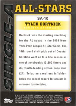 2010 Topps Pro Debut - Single-A All-Stars #SA-10 Tyler Bortnick Back