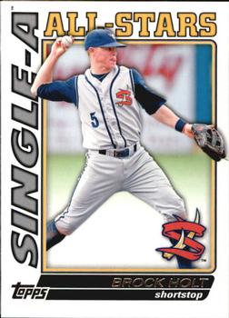 2010 Topps Pro Debut - Single-A All-Stars #SA-26 Brock Holt Front