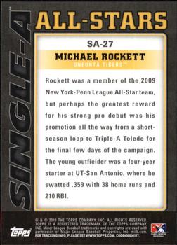 2010 Topps Pro Debut - Single-A All-Stars #SA-27 Michael Rockett Back