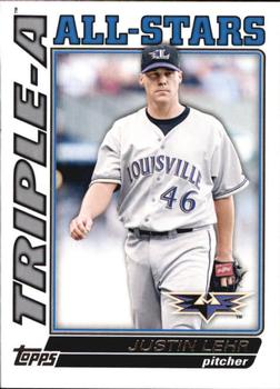 2010 Topps Pro Debut - Triple-A All-Stars #TA-23 Justin Lehr Front