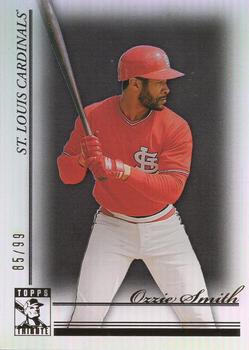 2010 Topps Tribute - Black #40 Ozzie Smith Front