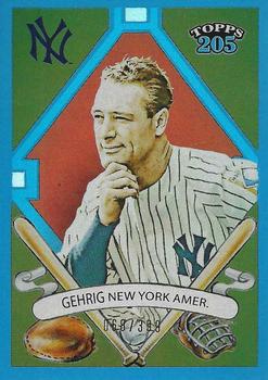 2010 Topps Tribute - Blue #76 Lou Gehrig Front
