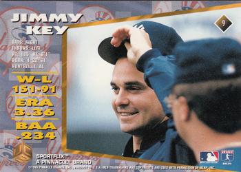 1995 Sportflix UC3 #9 Jimmy Key Back