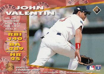 1995 Sportflix UC3 #10 John Valentin Back