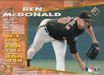 1995 Sportflix UC3 #62 Ben McDonald Back