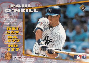 1995 Sportflix UC3 #68 Paul O'Neill Back