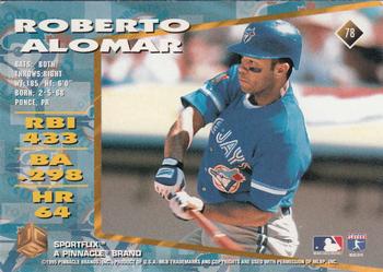 1995 Sportflix UC3 #78 Roberto Alomar Back