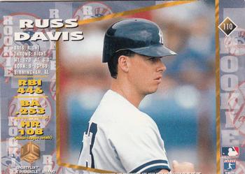 1995 Sportflix UC3 #110 Russ Davis Back