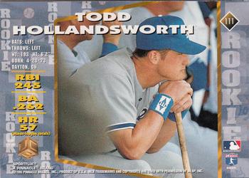 1995 Sportflix UC3 #111 Todd Hollandsworth Back