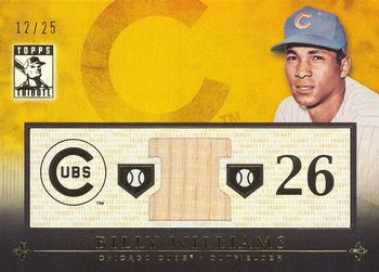 2010 Topps Tribute - Relics Gold #TR-BW Billy Williams Front