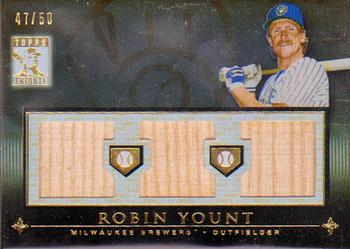2010 Topps Tribute - Relics Triple Black #TTR-RY Robin Yount Front
