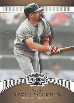 2010 Topps Triple Threads - Gold #91 Kevin Youkilis Front