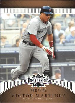 2010 Topps Triple Threads - Sepia #34 Victor Martinez Front