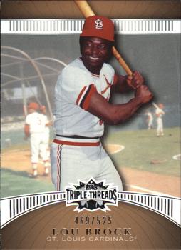 2010 Topps Triple Threads - Sepia #74 Lou Brock Front