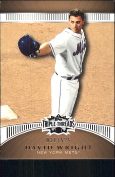 2010 Topps Triple Threads - Sepia #107 David Wright Front