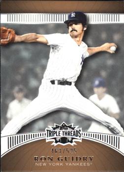 2010 Topps Triple Threads - Sepia #108 Ron Guidry Front