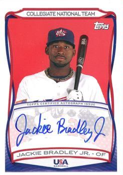 2010 Topps USA Baseball - Autographs #A-23 Jackie Bradley Jr. Front