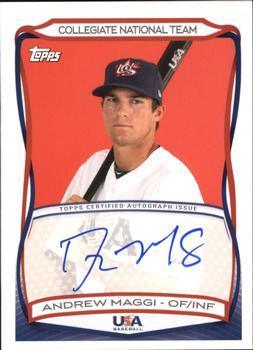 2010 Topps USA Baseball - Autographs #A-30 Andrew Maggi Front