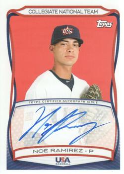 2010 Topps USA Baseball - Autographs #A-37 Noe Ramirez Front