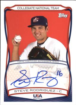 2010 Topps USA Baseball - Autographs #A-39 Steve Rodriguez Front