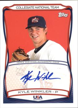 2010 Topps USA Baseball - Autographs #A-41 Kyle Winkler Front